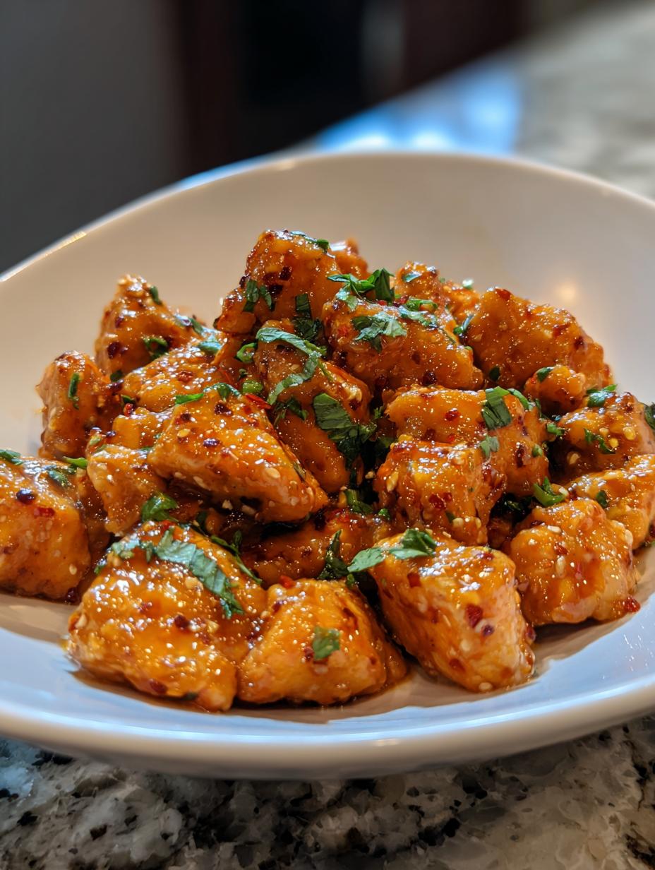 High Protein Orange Chicken - detail 1