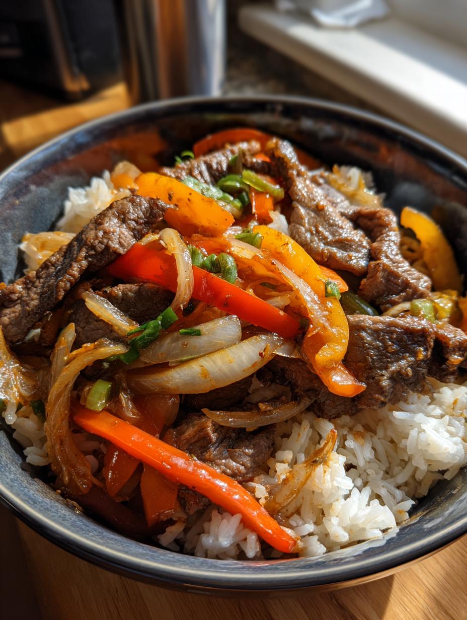High Protein Philly Cheesesteak Rice Bowls - detail 1