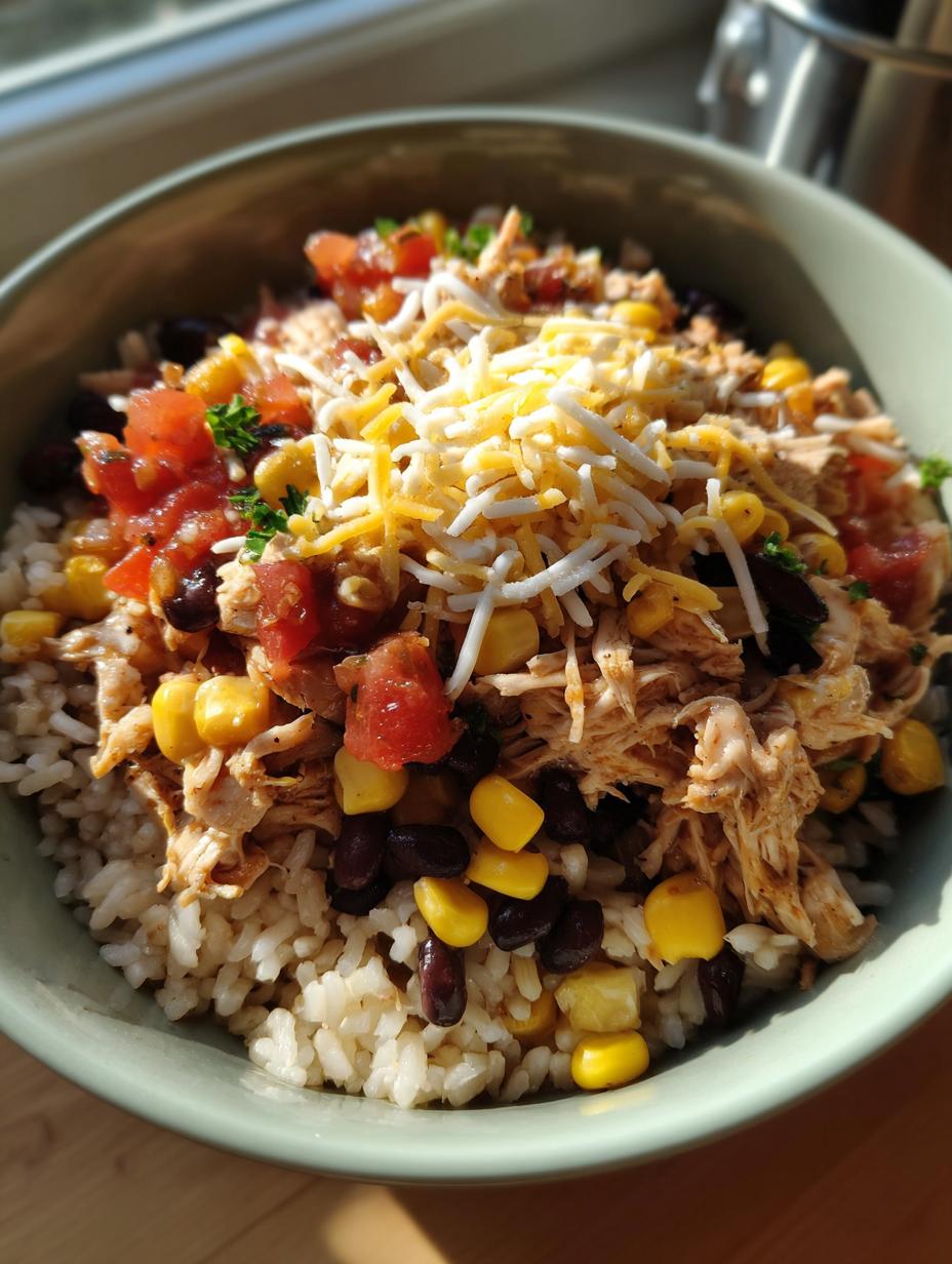 High-Protein Shredded Chicken Bowls - detail 1