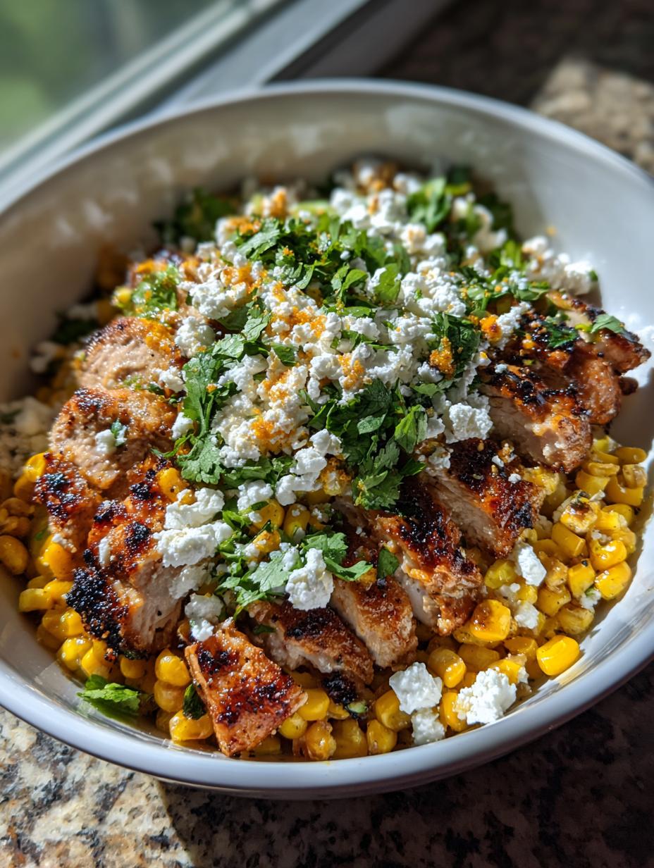 High-Protein Street Corn Chicken Bowl - detail 1