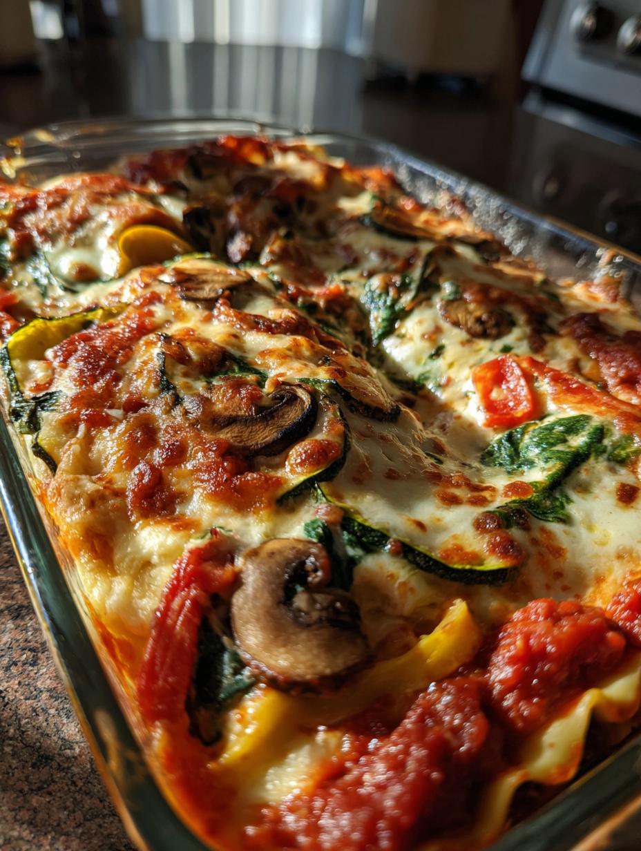 High Protein Veggie Lasagna - detail 1