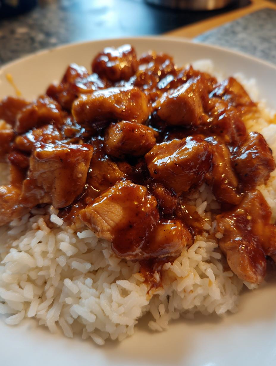 Honey BBQ Chicken Rice - detail 1