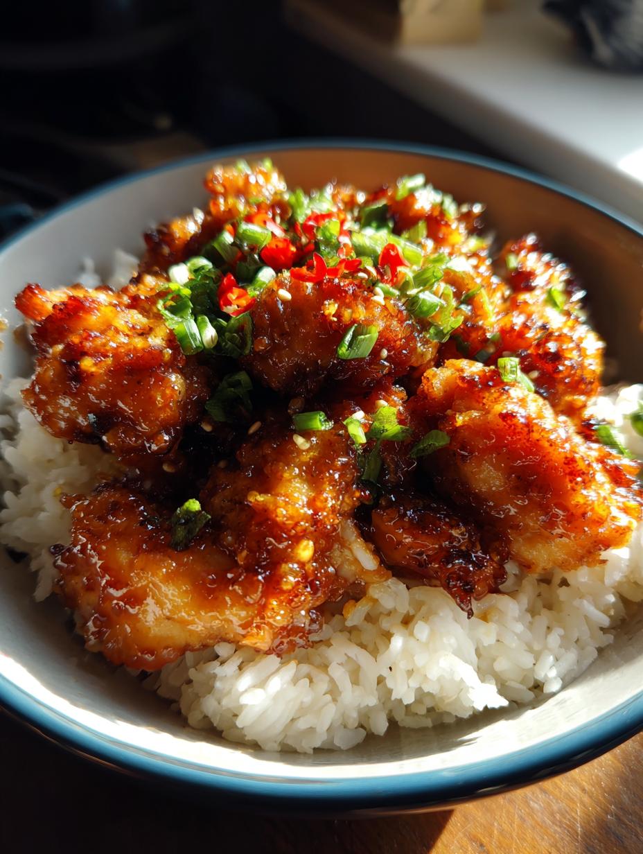 Honey Mustard Chicken with Rice - detail 1