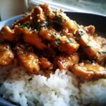 Honey Mustard Chicken with Rice