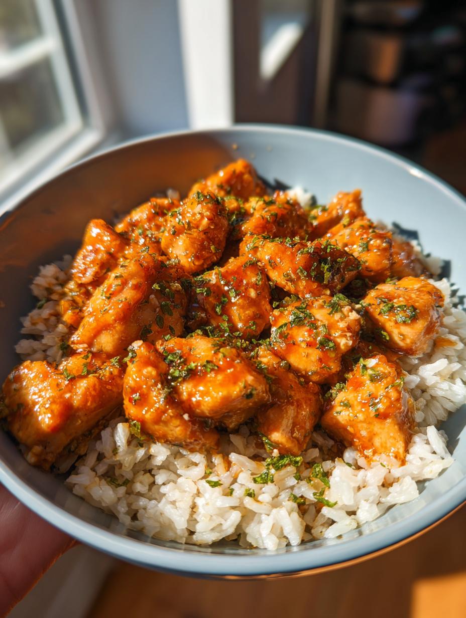 Hot Honey Chicken and Rice Bowls - detail 1