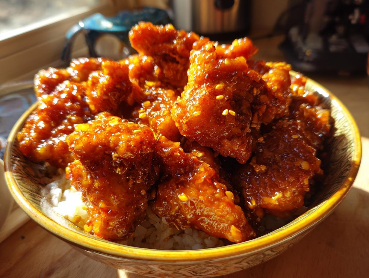 Hot Honey Chicken and Rice Bowls