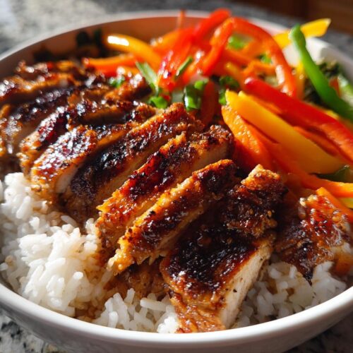 Korean BBQ Chicken Bowls