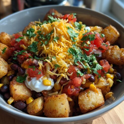 Loaded Fiesta Potato Bowls