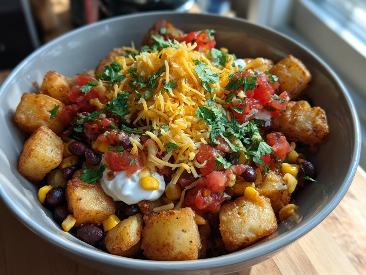 Loaded Fiesta Potato Bowls