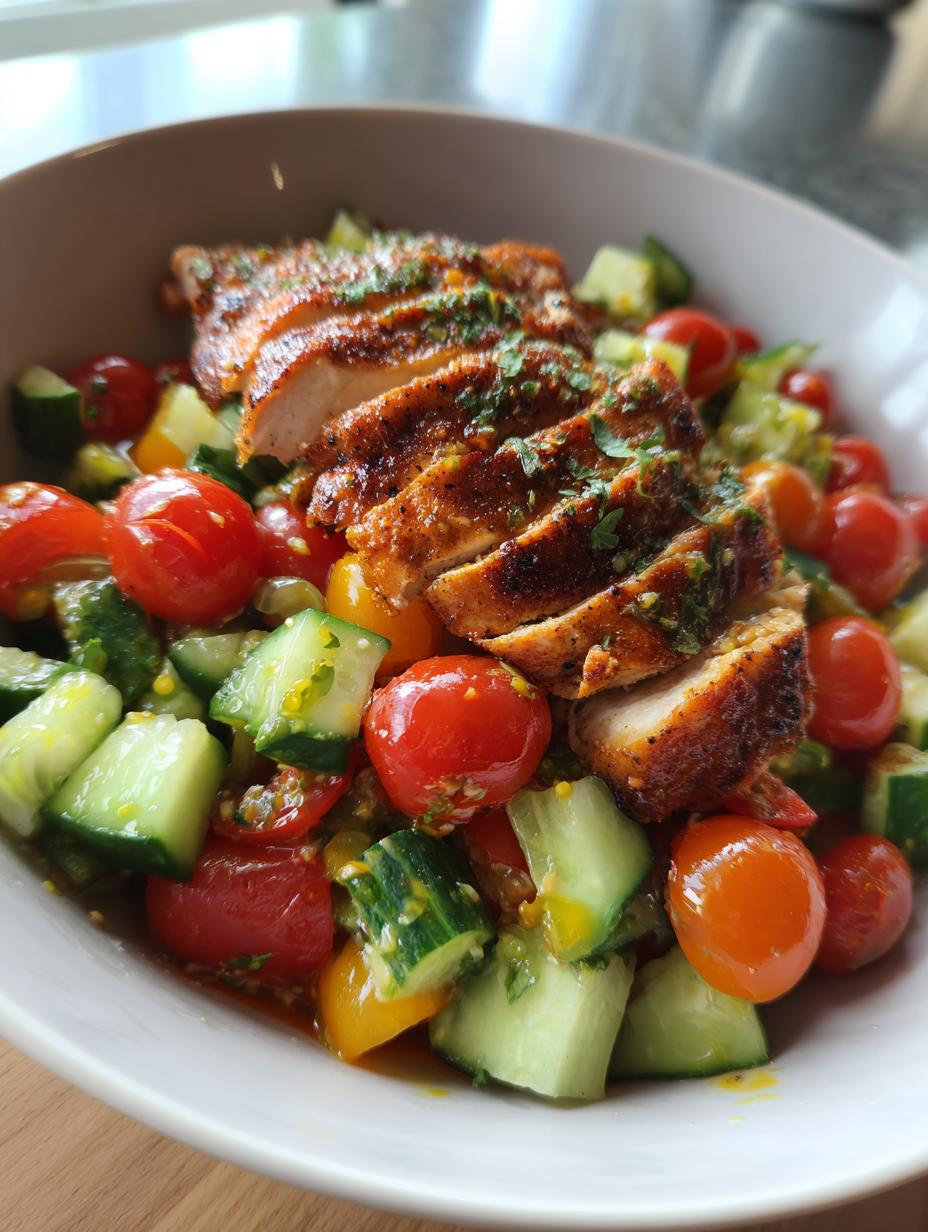 Mediterranean Chicken Bowls - detail 1