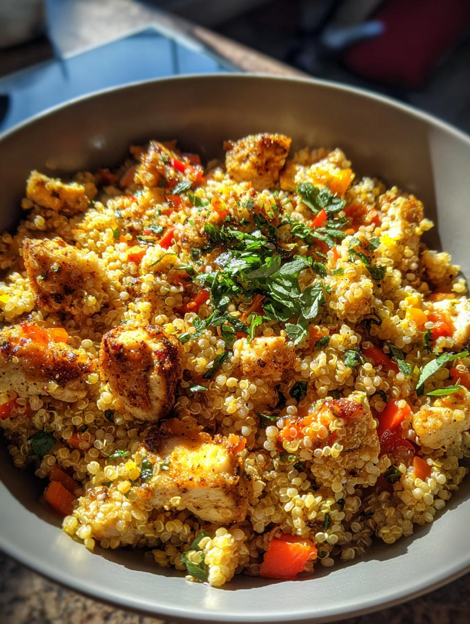 Mediterranean Chicken Quinoa Bowls - detail 1