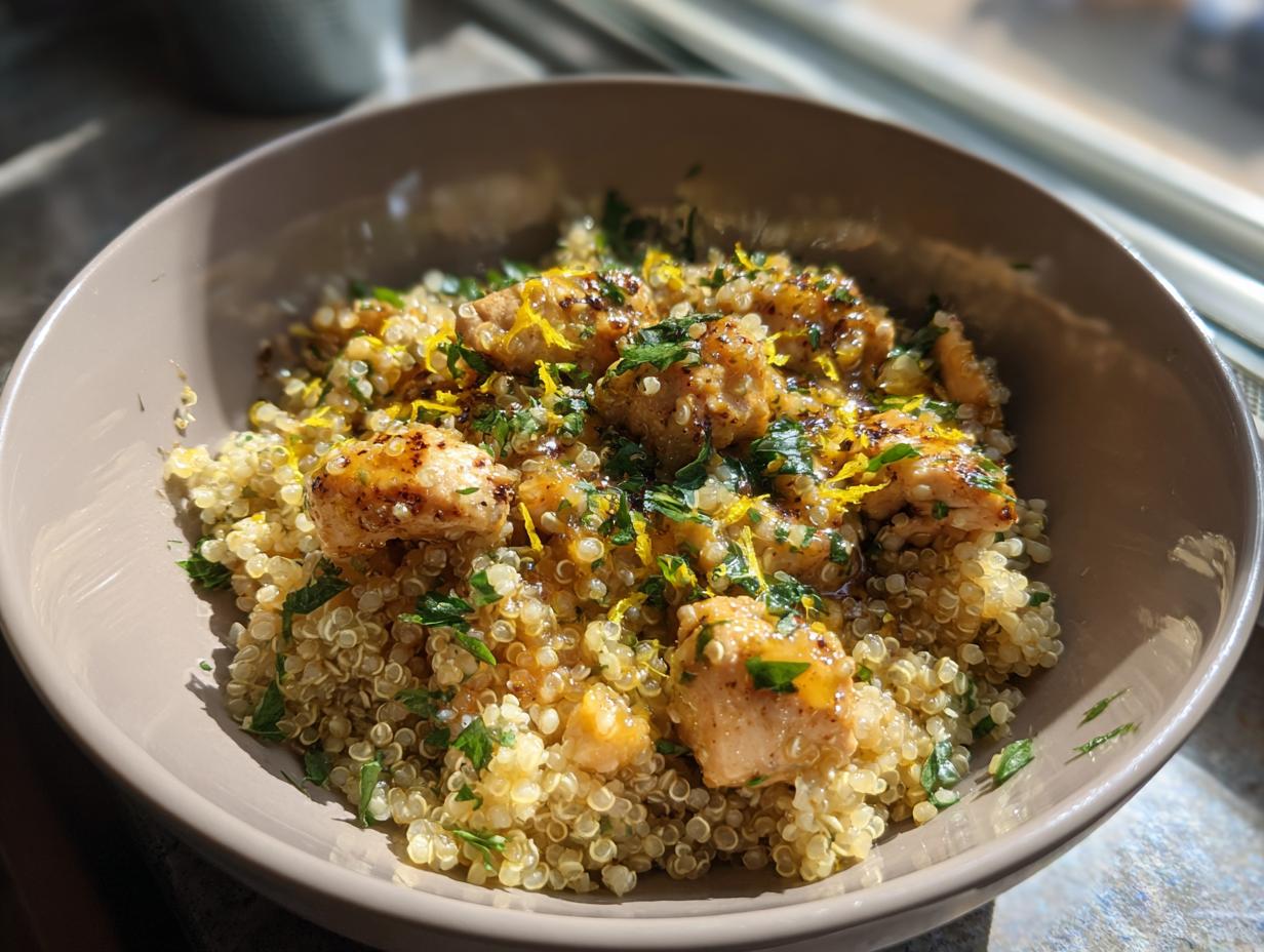 Mediterranean Chicken Quinoa Bowls
