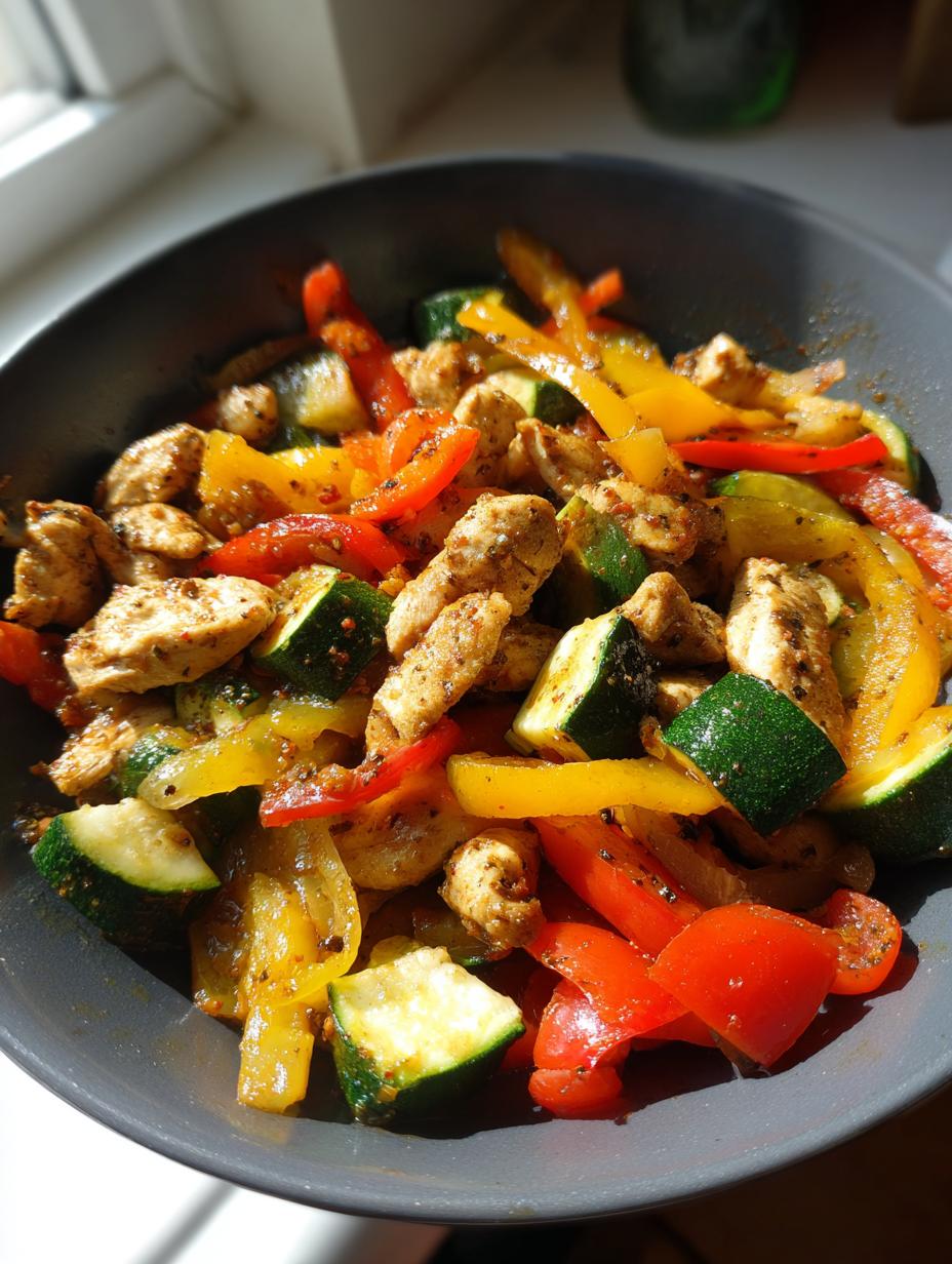 Mediterranean Chicken Stir-Fry - detail 1