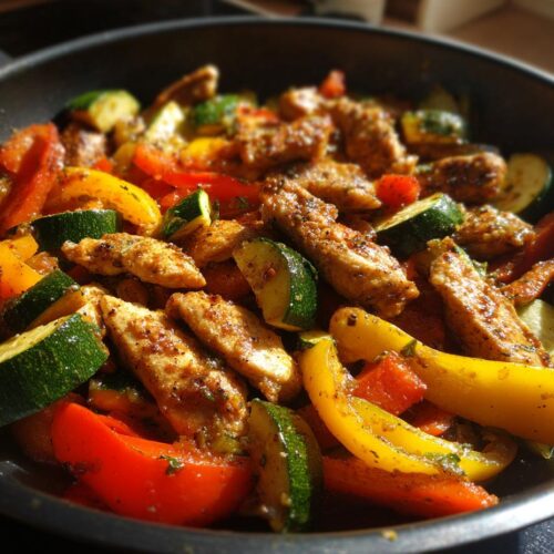 Mediterranean Chicken Stir-Fry