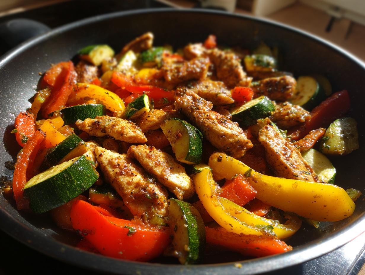 Mediterranean Chicken Stir-Fry