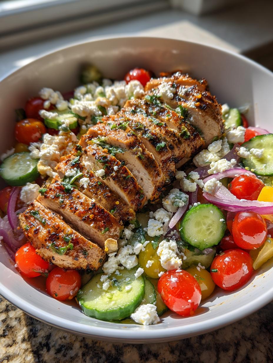 Mediterranean-Inspired Chicken Bowl - detail 1
