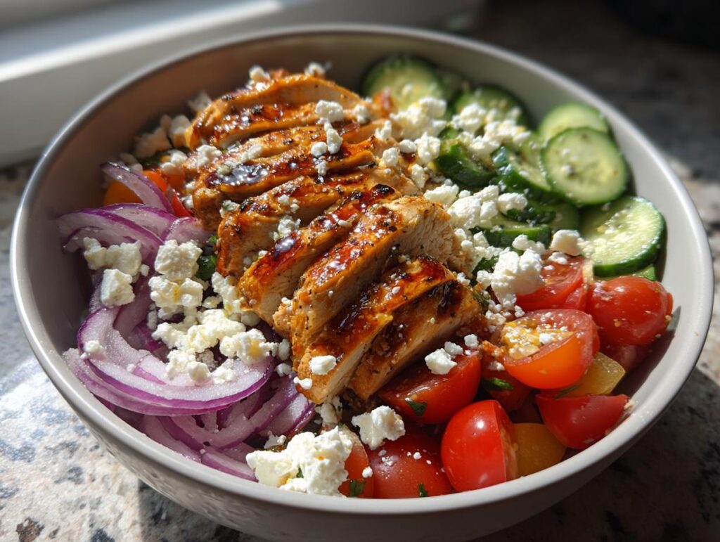 Mediterranean-Inspired Chicken Bowl