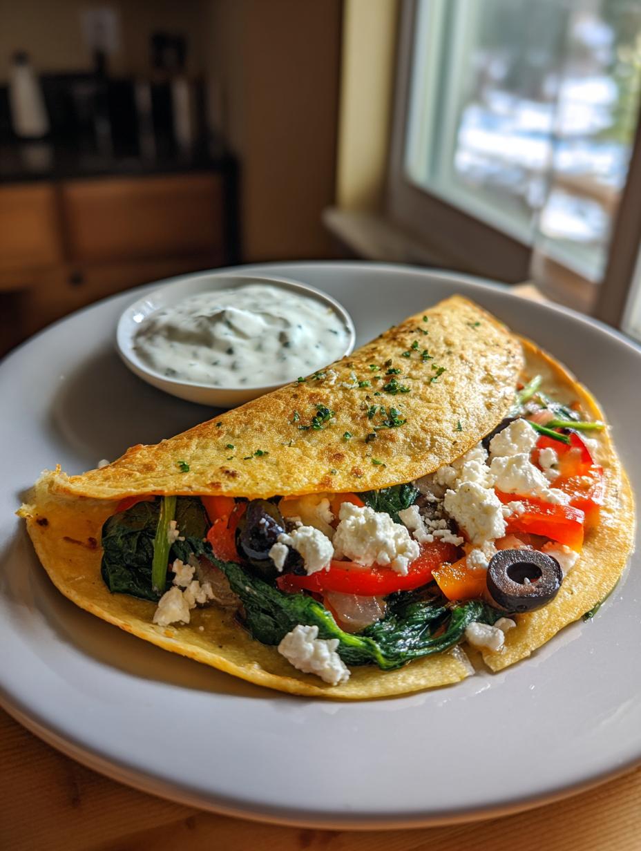 Mediterranean Quesadilla - detail 1