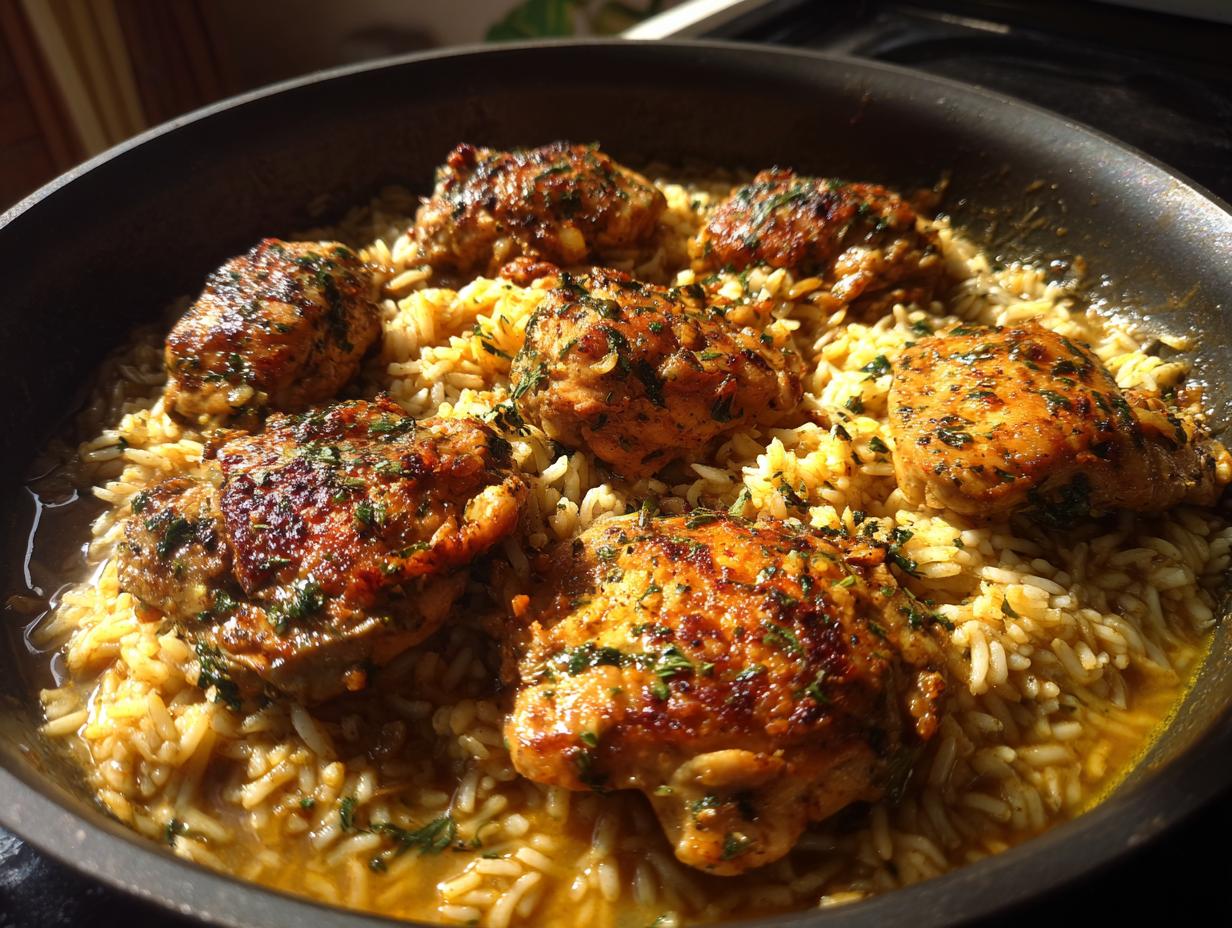 One Pot Shawarma Chicken and Rice