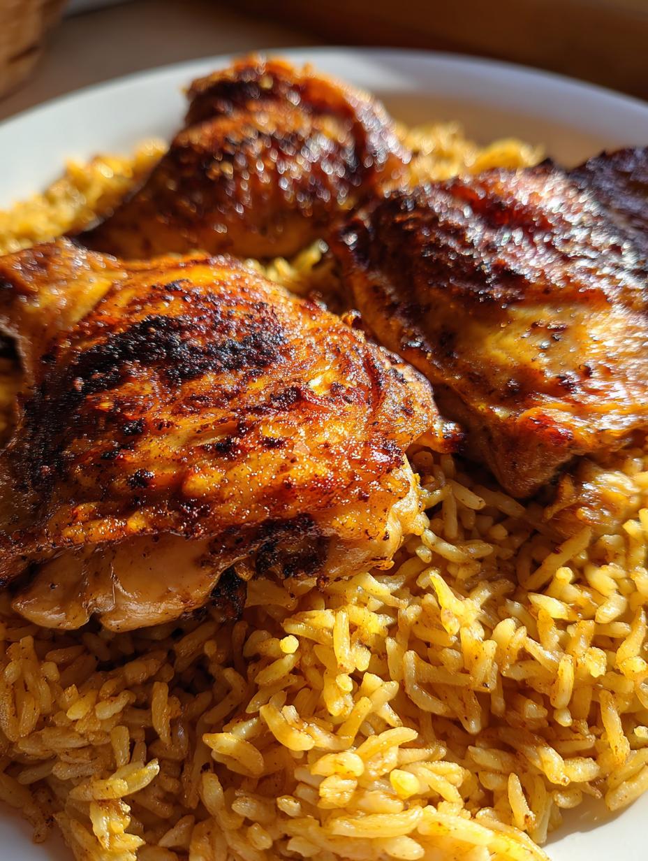 Peruvian Chicken and Rice - detail 1