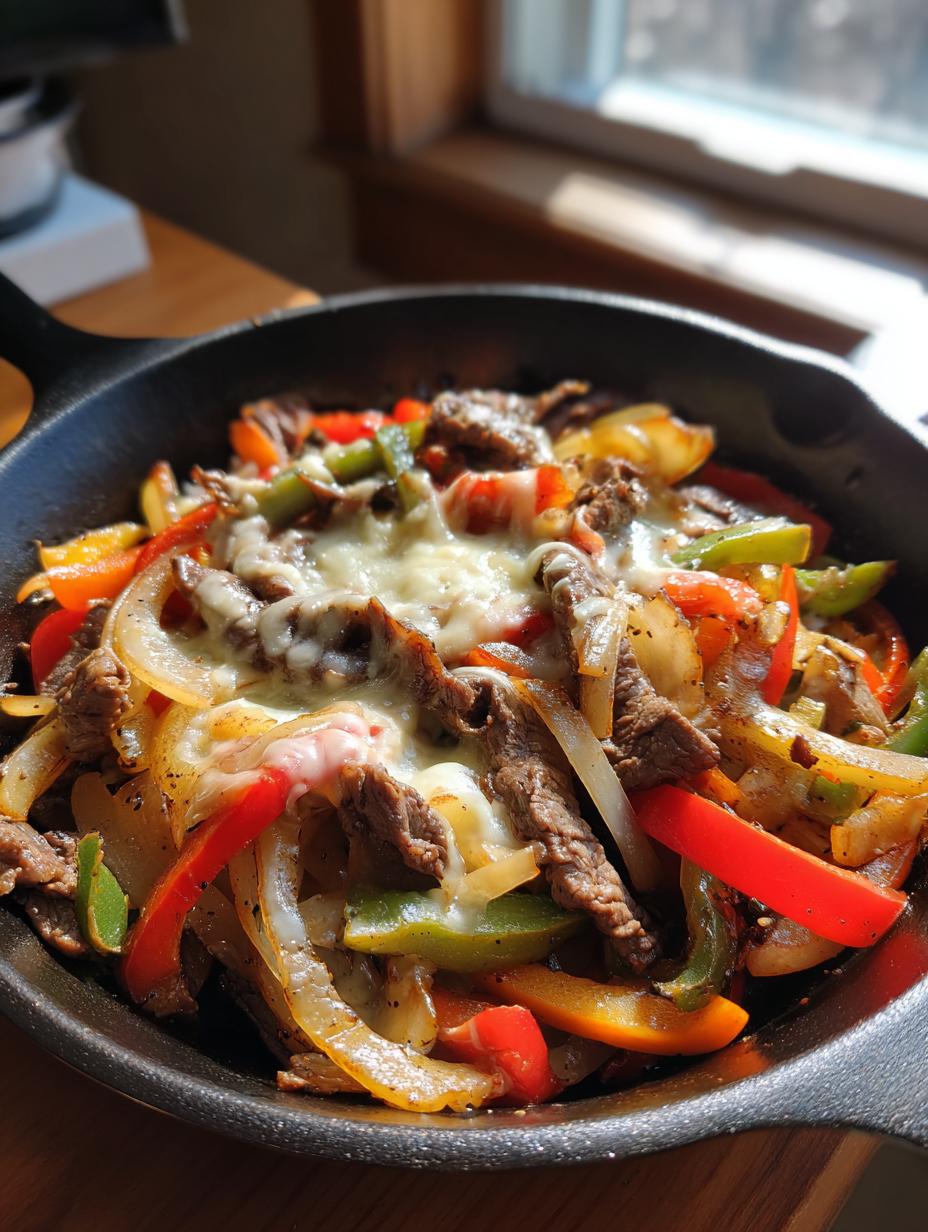 Philly Cheesesteak Skillet Recipe - detail 1