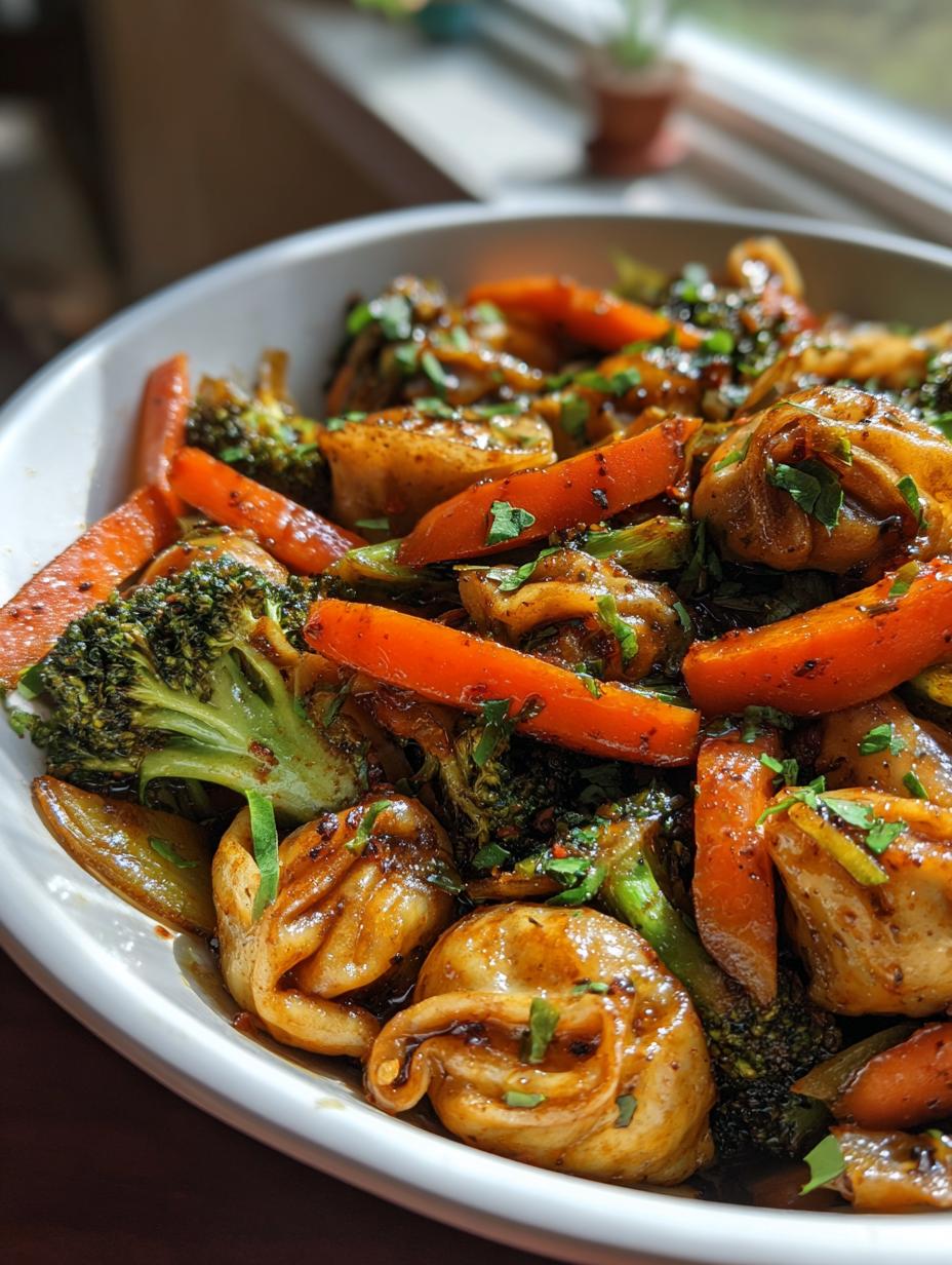 Potsticker Stir Fry - detail 1