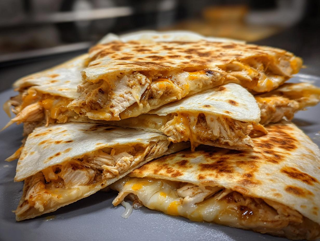 Protein-Packed Chicken Ranch Quesadilla