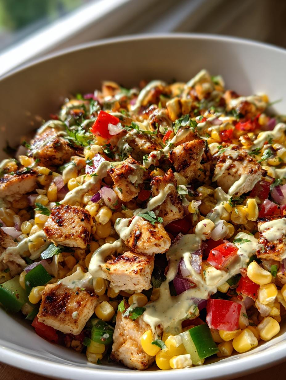 Protein-Packed Chicken Street Corn Salad - detail 1