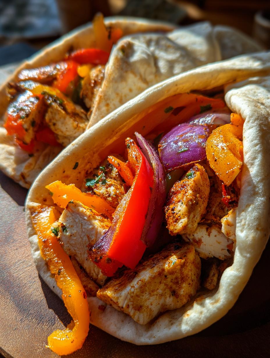Sheet Pan Chicken Pitas - detail 1