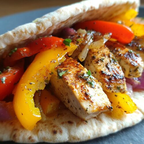 Sheet Pan Chicken Pitas