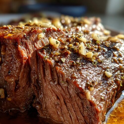 Slow Cooker Garlic Butter Beef