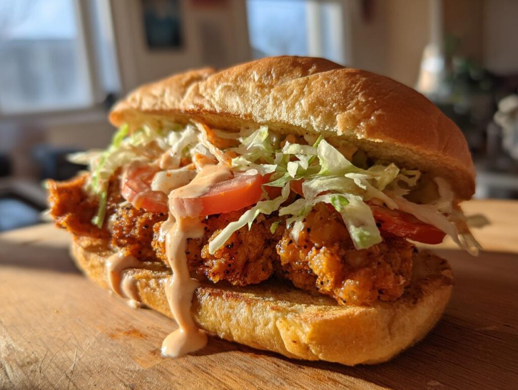 Spicy Bang Bang Chicken Sandwich