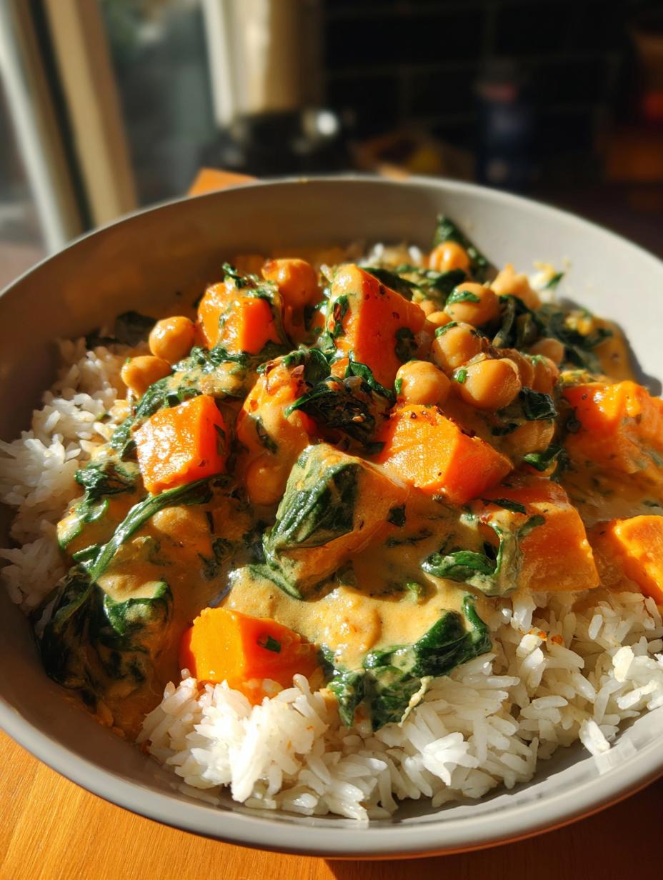 Sweet Potato Chickpea Curry - detail 1