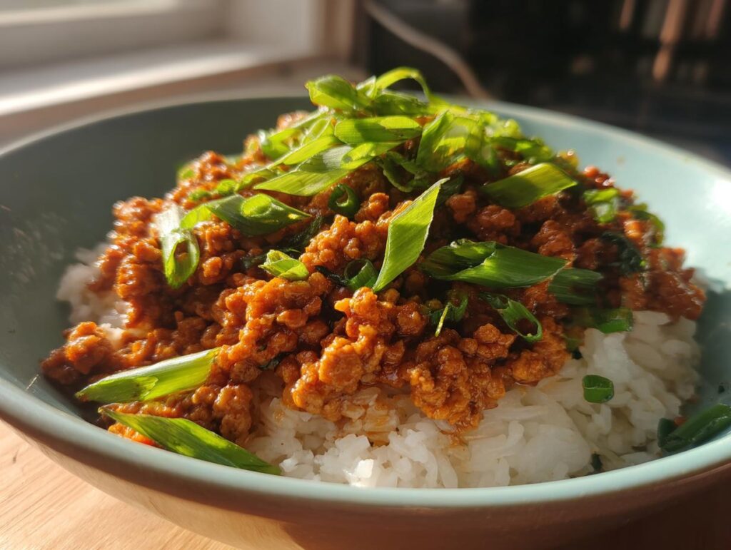 Sweet and Spicy Ground Turkey Bowls