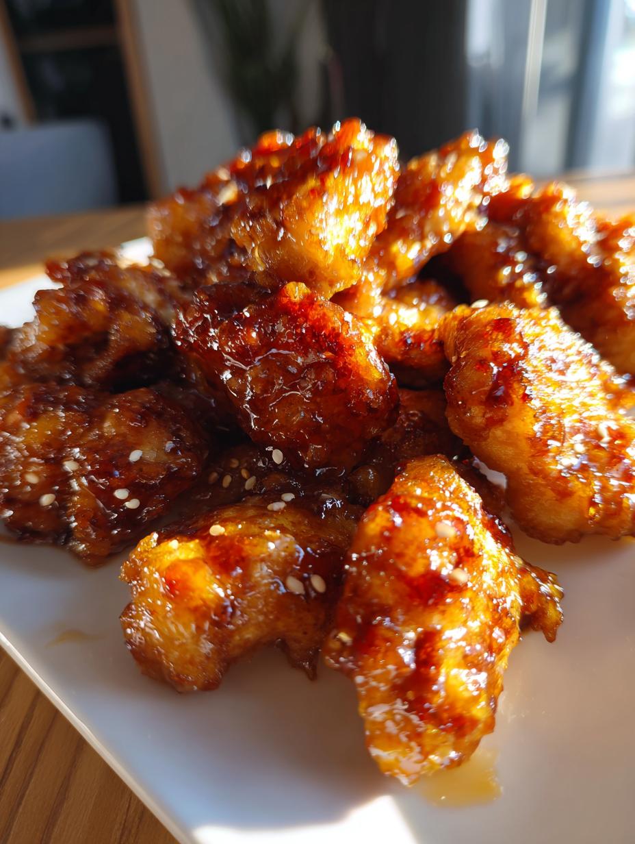 Sweet and Spicy Sticky Chicken Tenders - detail 1