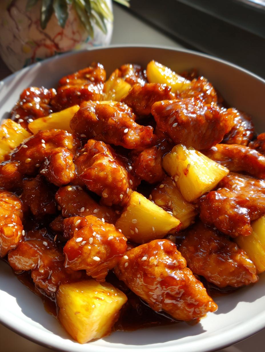 Teriyaki Pineapple Chicken - detail 1